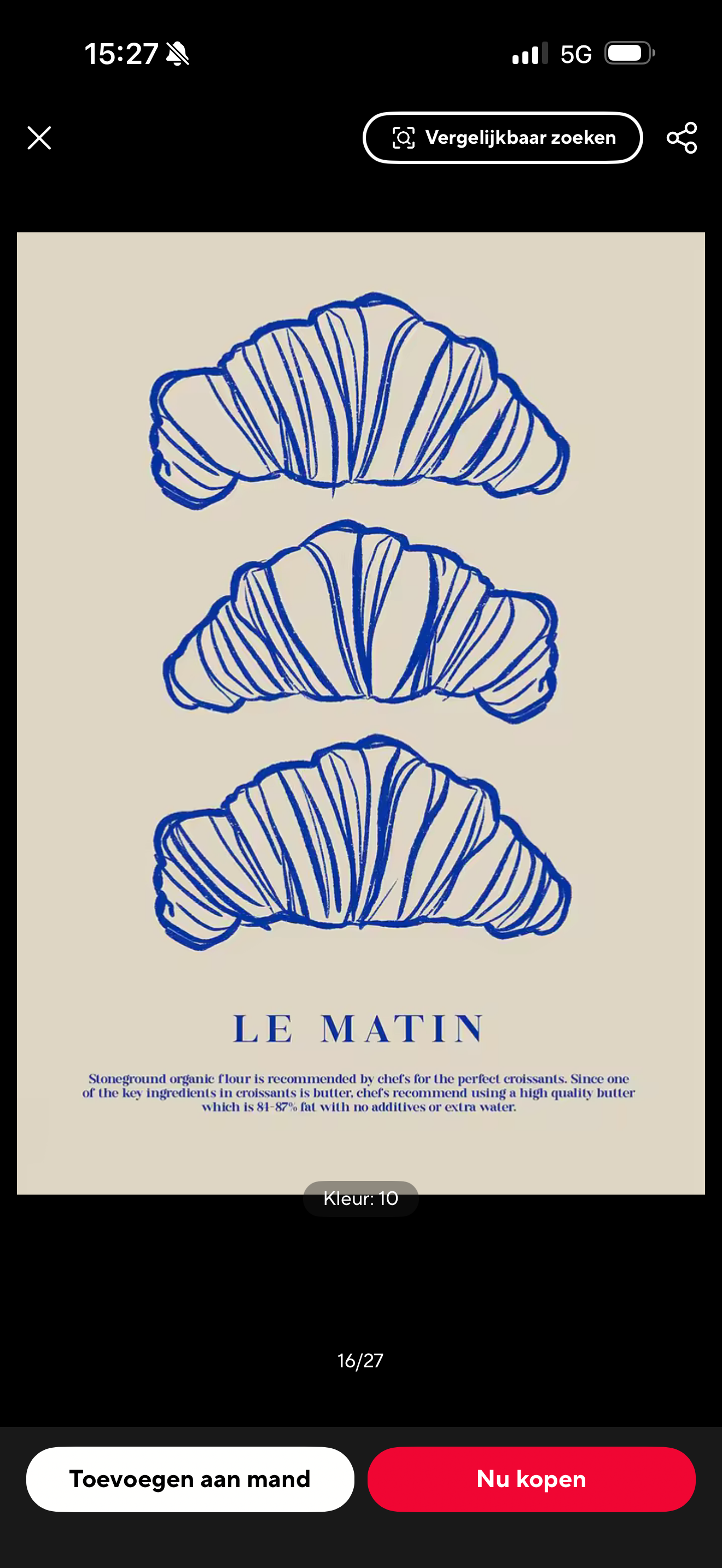 Croissant poster