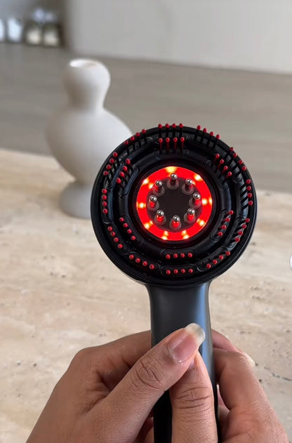 Red light head massager comb