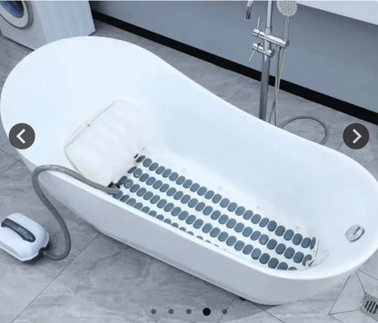 Electric bubble bath mat