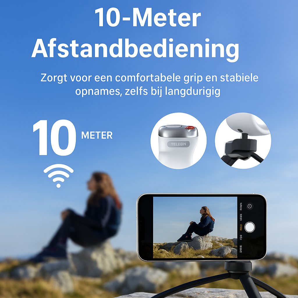 Telesin Magnetische Smartphone Handgreep