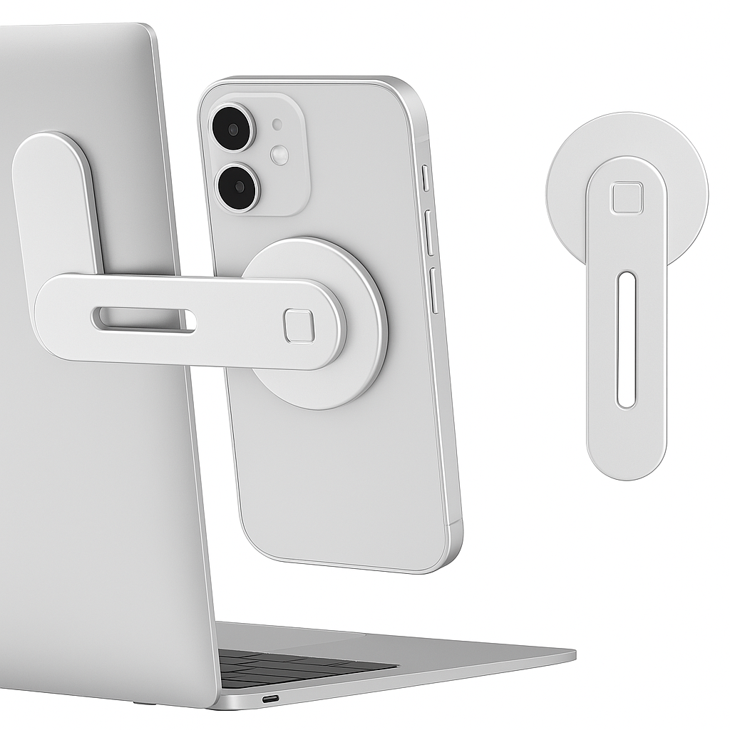 Handige Telefoonhouder voor Laptops Handige Telefoonhouder voor Laptops