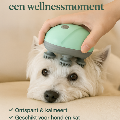 PawRelax – Draadloze Hoofdmassager voor Huisdieren