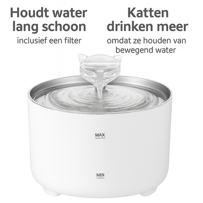 Sip & Purr – Katten Drinkfontein voor gezond en fris water