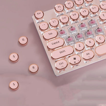 RoyalType Retro Mechanical Keyboard – Typ in Stijl, Straal in Kleur!